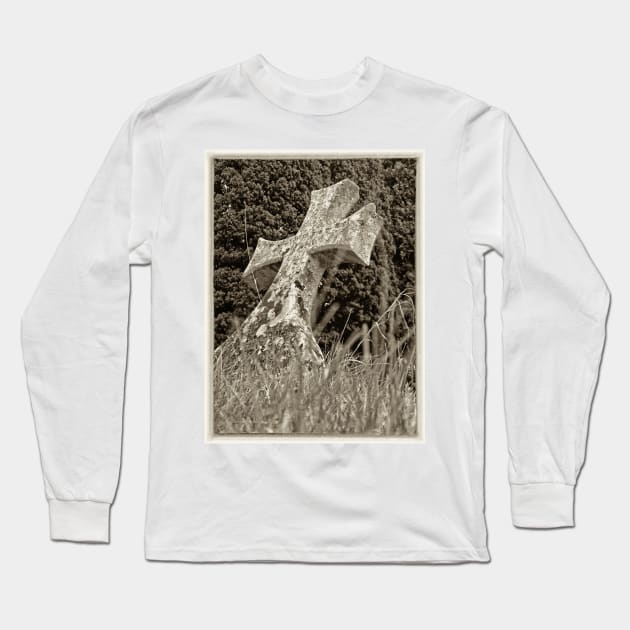 Cemetary cross Long Sleeve T-Shirt by bywhacky